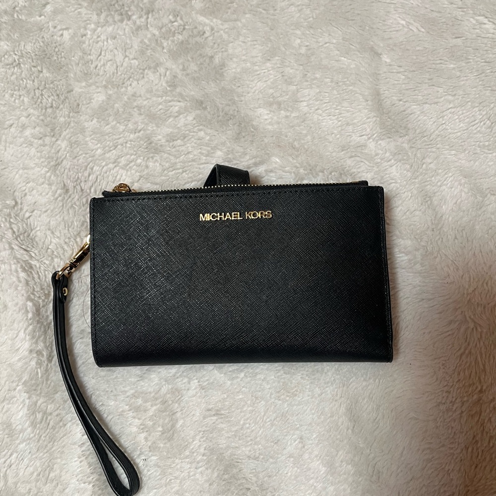 Michael Kors Black Wristlet